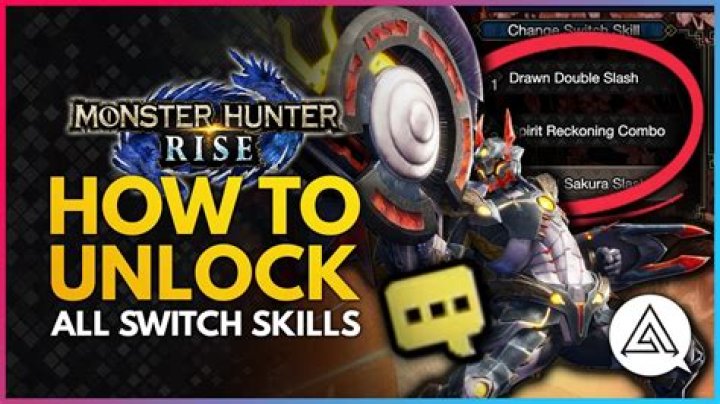 Monster Hunter Rise Switch Skills