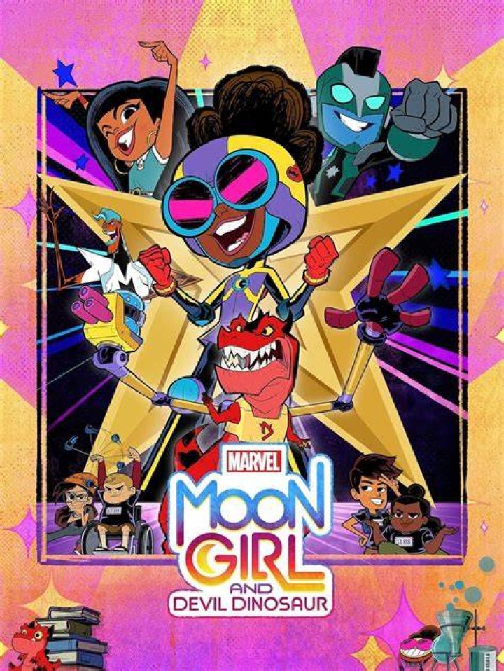 Moon Girl and Devil Dinosaur Marvel Show Art