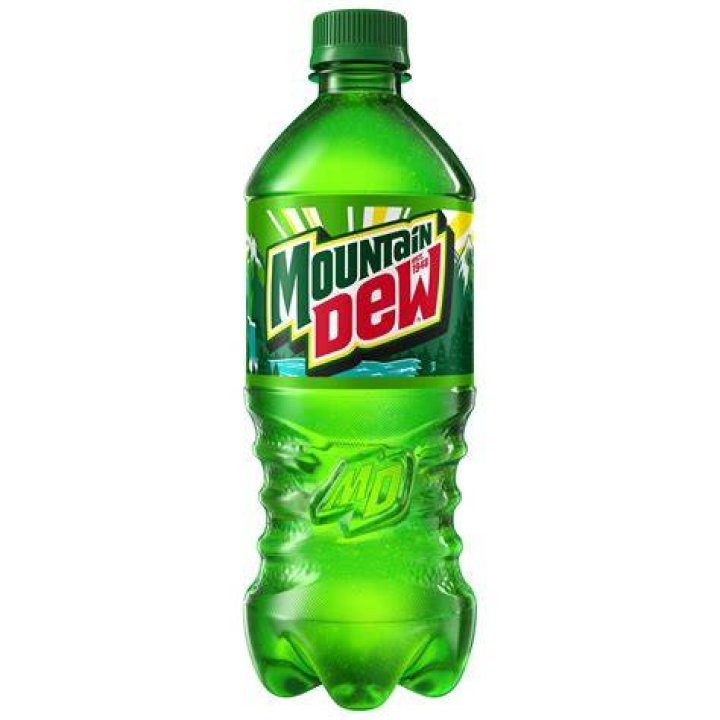 Mountain Dew Citrus Soda Pop, 20 oz. Bottle