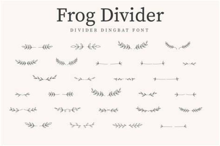 new frog divider