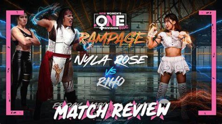 Nyla Rose Vs Riho on AEW Dynamite