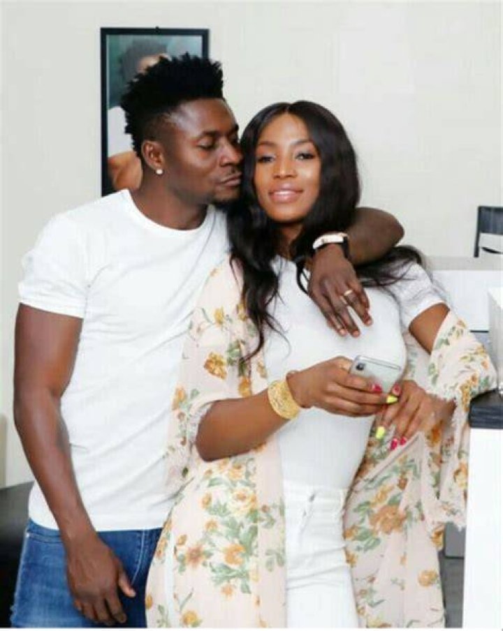 Obafemi Martins and Abigail Barwuah loved up in new photo Kemi Filani