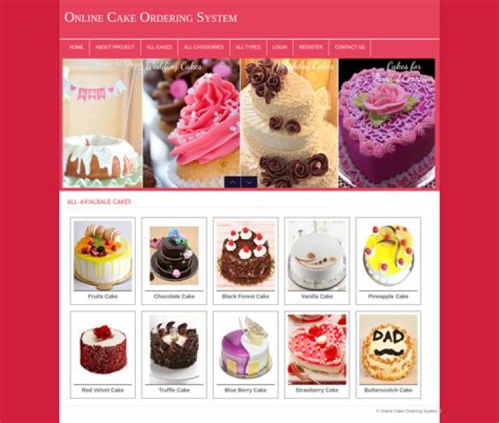 Online Cake Ordering