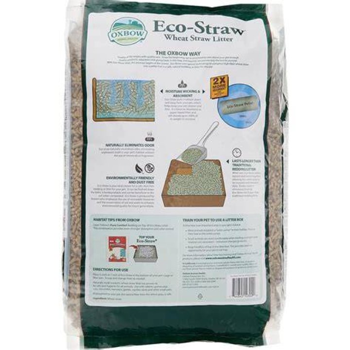 Oxbow Bene Terra Eco-Straw Pelleted Wheat Straw Small Animal Litter