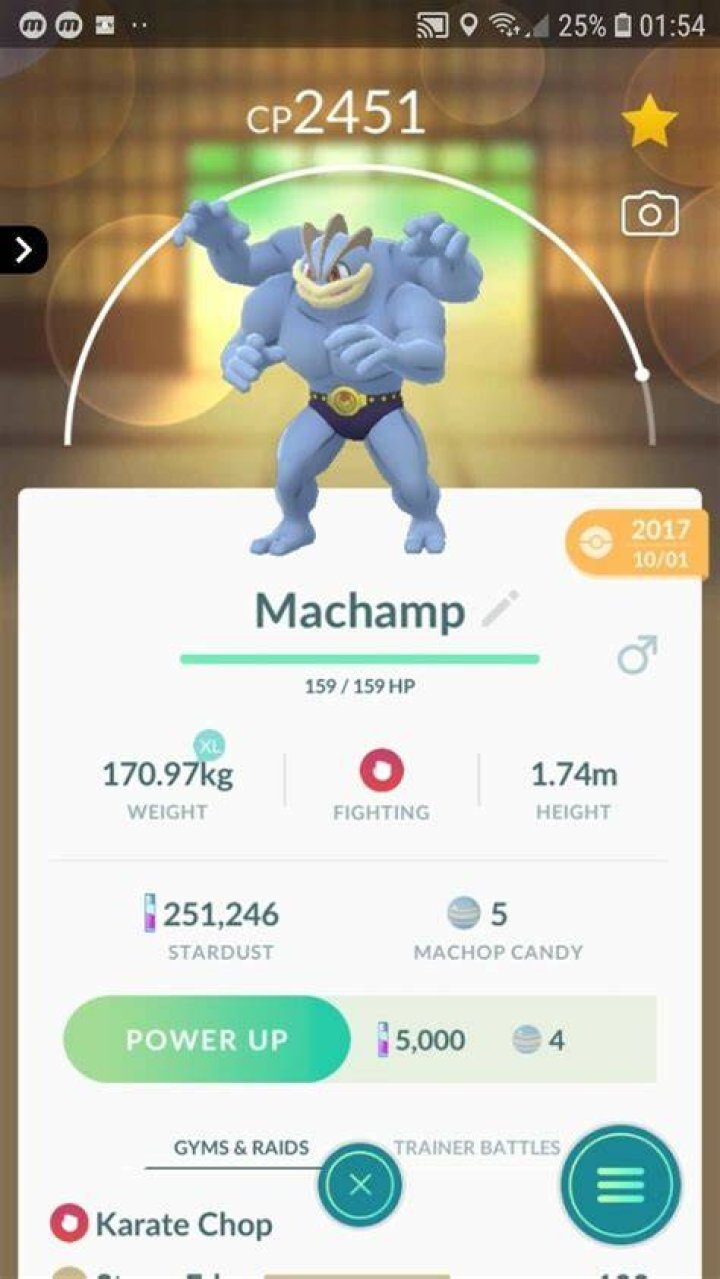 Pok&eacute;mon Trade Evolution Reason Machamp