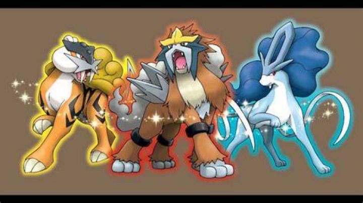 Pokemon the legendary beasts Suicine Raikou Entei