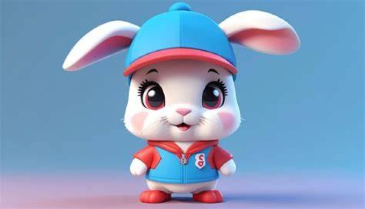 Rabbit-like character Pom-Pom, the conductor of the Astral Express in Honkai: Star Rail in an appropriate red uniform.