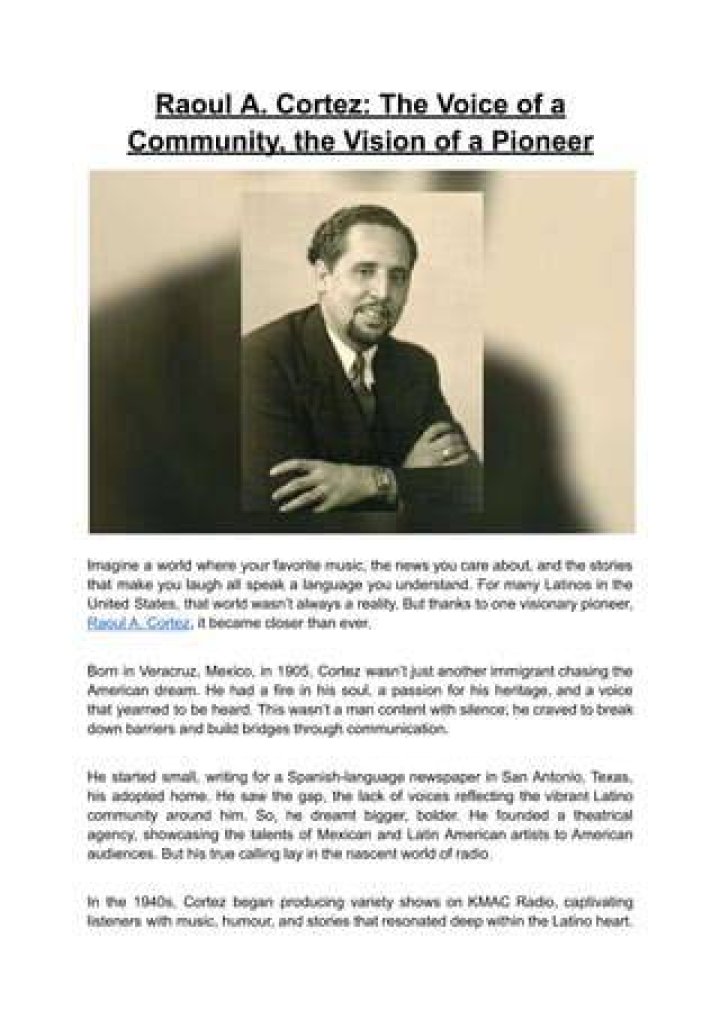 Raoul A. Cortez Illness And Health Issue: Did He Die Of Cancer?