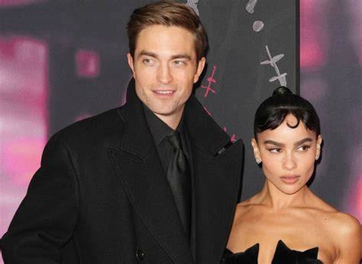 Robert Pattinson and Zoe Kravitz as Batman and Catwoman in The Batman