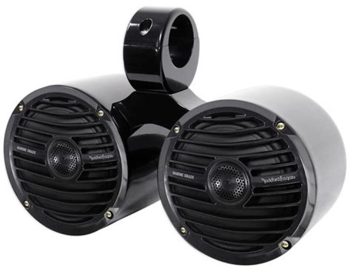 Rockford Fosgate M2WL-10HB 10-inch tower speaker for use on UTV bars 1.5 - 3 inches. Available in black or white.