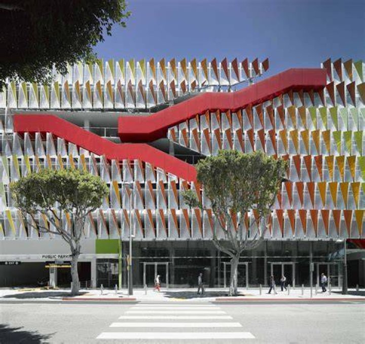 Santa Monica Parking Structure Behnisch Architekten Archello