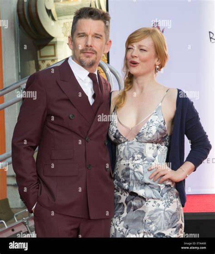 Sarah Snook and Ethan Hawke in Predestination
