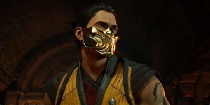 Scorpion Without His Mask In MK 1, 2, and 3