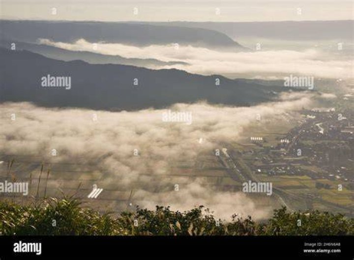 Sea of clouds in Kumamoto, Japan