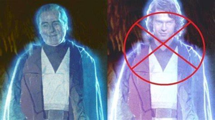Sebastian Shaw as Anakin Skywalker in Star Wars Episode VII: Dark Side Of The Force (1986)