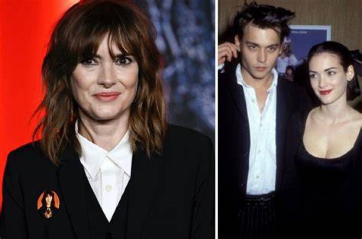 Split images of Winona Ryder in Black Swan and Stranger Things