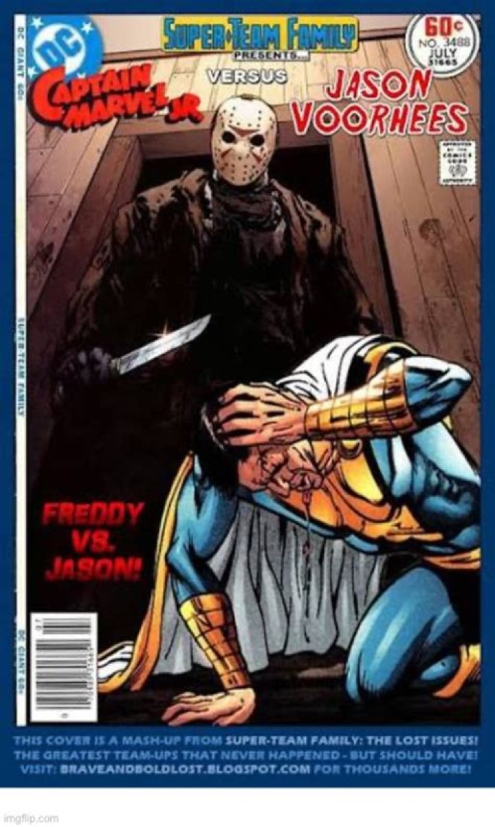 Steven Freeman punches Jason Voorhees.