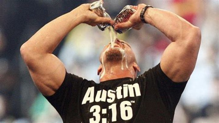 Stone Cold Santino beer bath