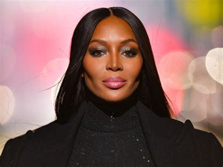 Supermodel Naomi Campbell smiling 