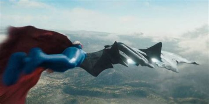 The Batwing and Supergirl in The Flash pic