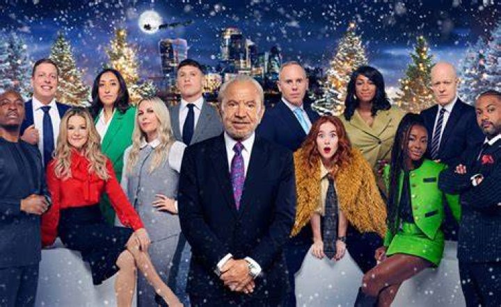 The cast of Christmas Every Day sitting on the porch