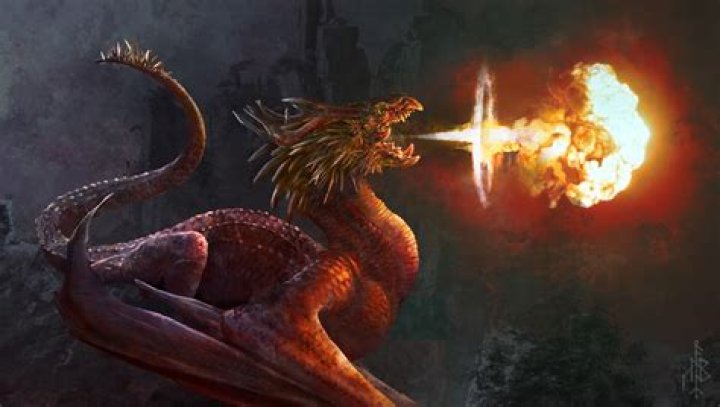 The Chinese Fireball dragon in a Harry Potter illustration
