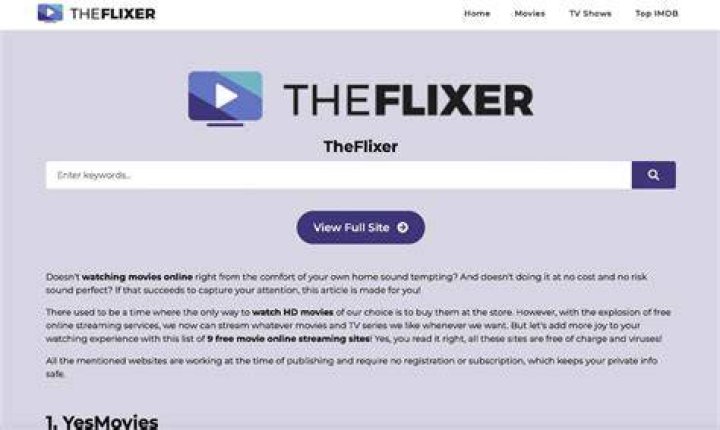 The Flixer TV The Best Review to the Best Movies Platform2023