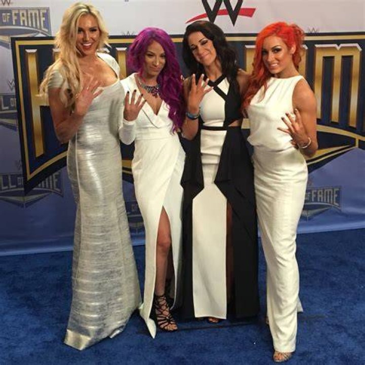 The four horsewomen of WWE: Becky, Charlotte Flair, Bayley and Sasha Banks
