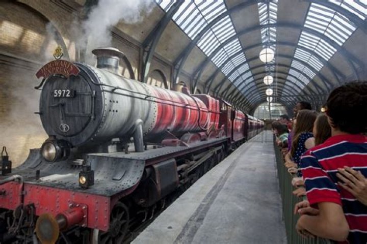 The Hogwarts Express at the Wizarding World