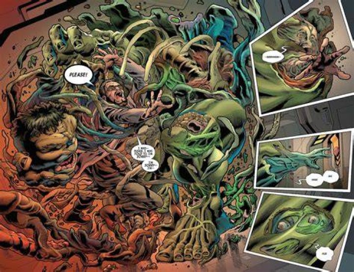The Hulk consumes a scientist