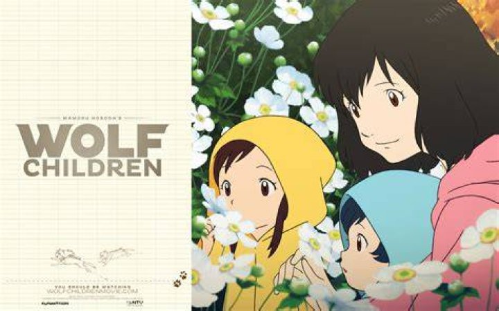 The mother from Wolf Children in a field.