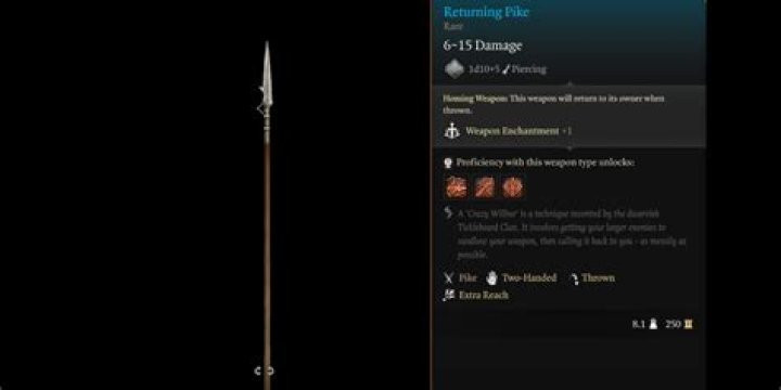 The Returning Pike from Baldur's Gate 3