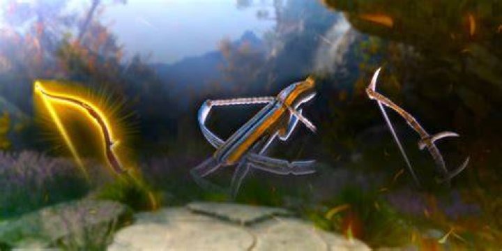 Three Ranged weapons from Baldur's Gate 3