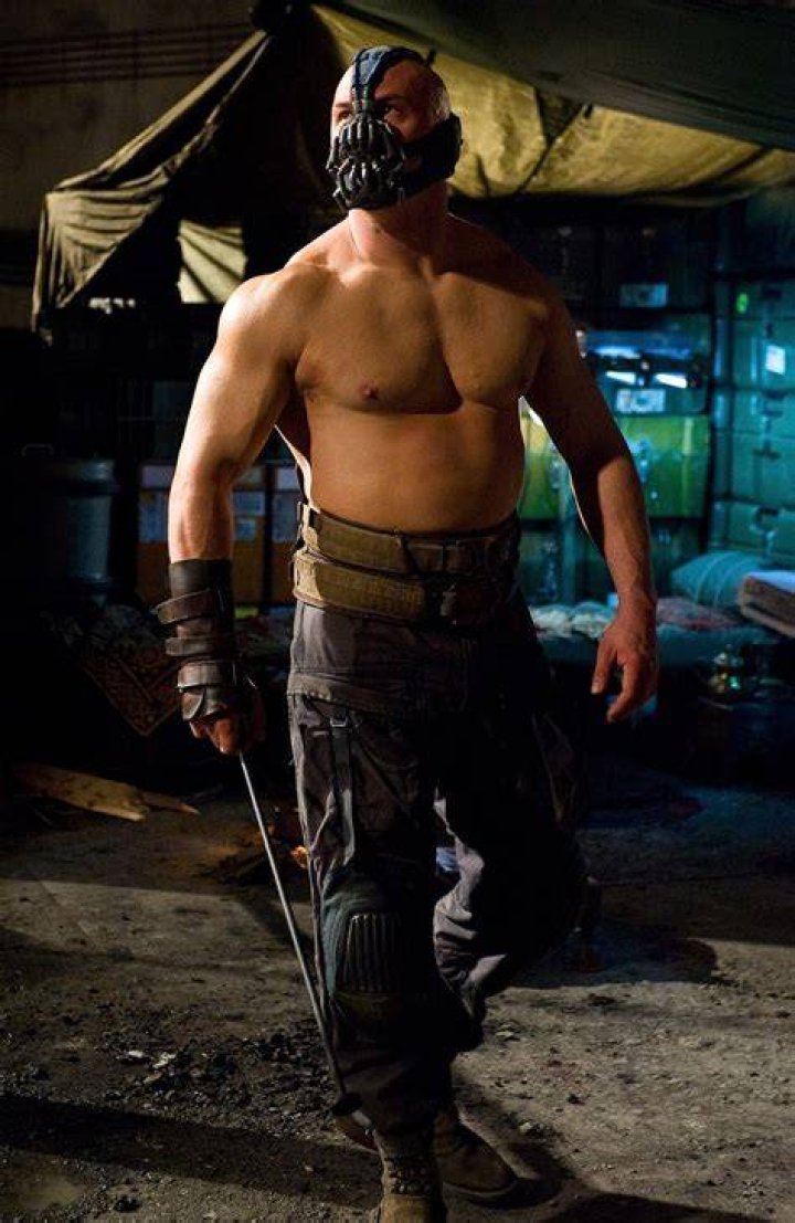 Tom Hardy as Bane in The Dark Knight Rises