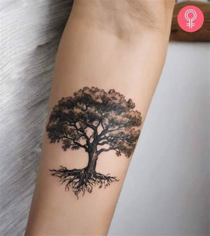 Top 45 Oak Tree Tattoo Designs And Ideas Artistic Haven