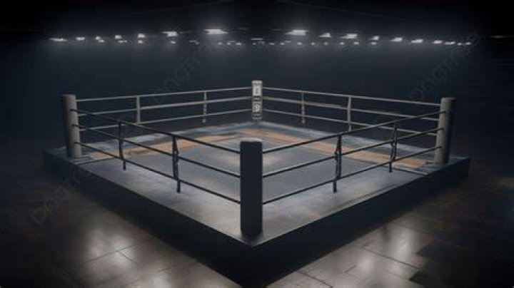 Training in the boxing ring in Rocky