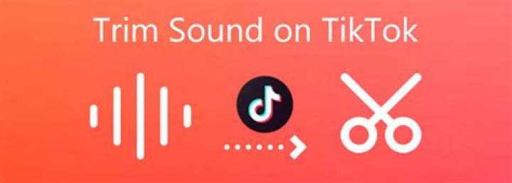 Trimming a sound in TikTok