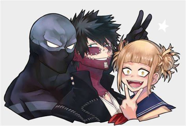 Twice, Shigarki and Dabi from My Hero Academia