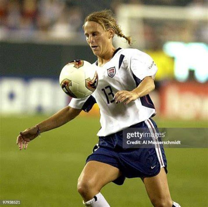 United States midfielder Kristine Lilly in action during a past game