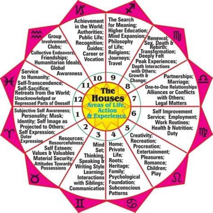 What are the astrology houses and what do they mean?