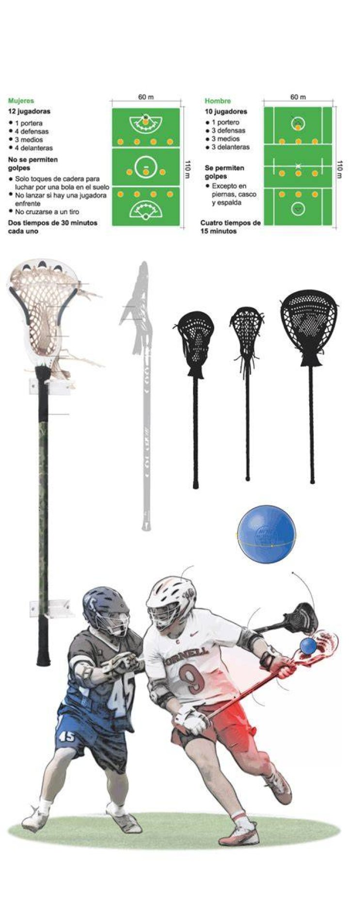 What are the lacrosse rules and regulations? How to play the game