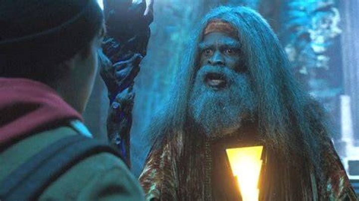 Wizard Shazam sits on his throne in DC Comics.
