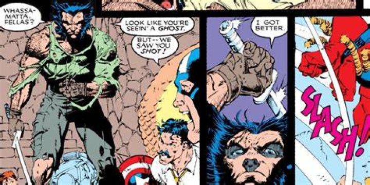 Wolverine Helps Captain America WW2 Comic