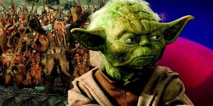 Yoda trains a group of Younglings in Star Wars Attack of the Clones